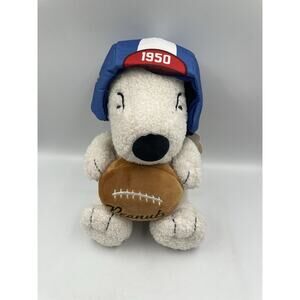 Peanuts x Miniso Snoopy “1950” Football Helmet Plush NEW With Tags